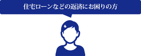 住宅ローンなどの返済にお困りの方